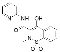 Structure of piroxicam