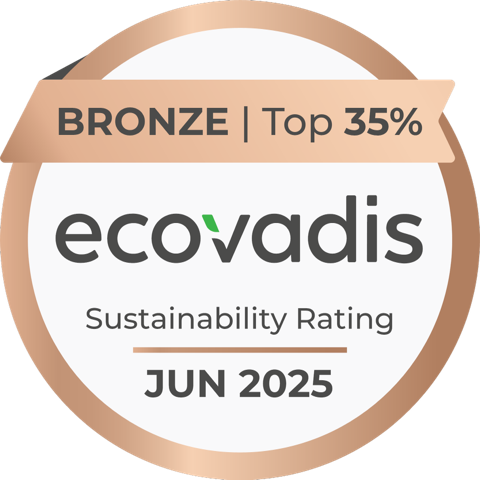 Ecovadis bronze rating June 2025