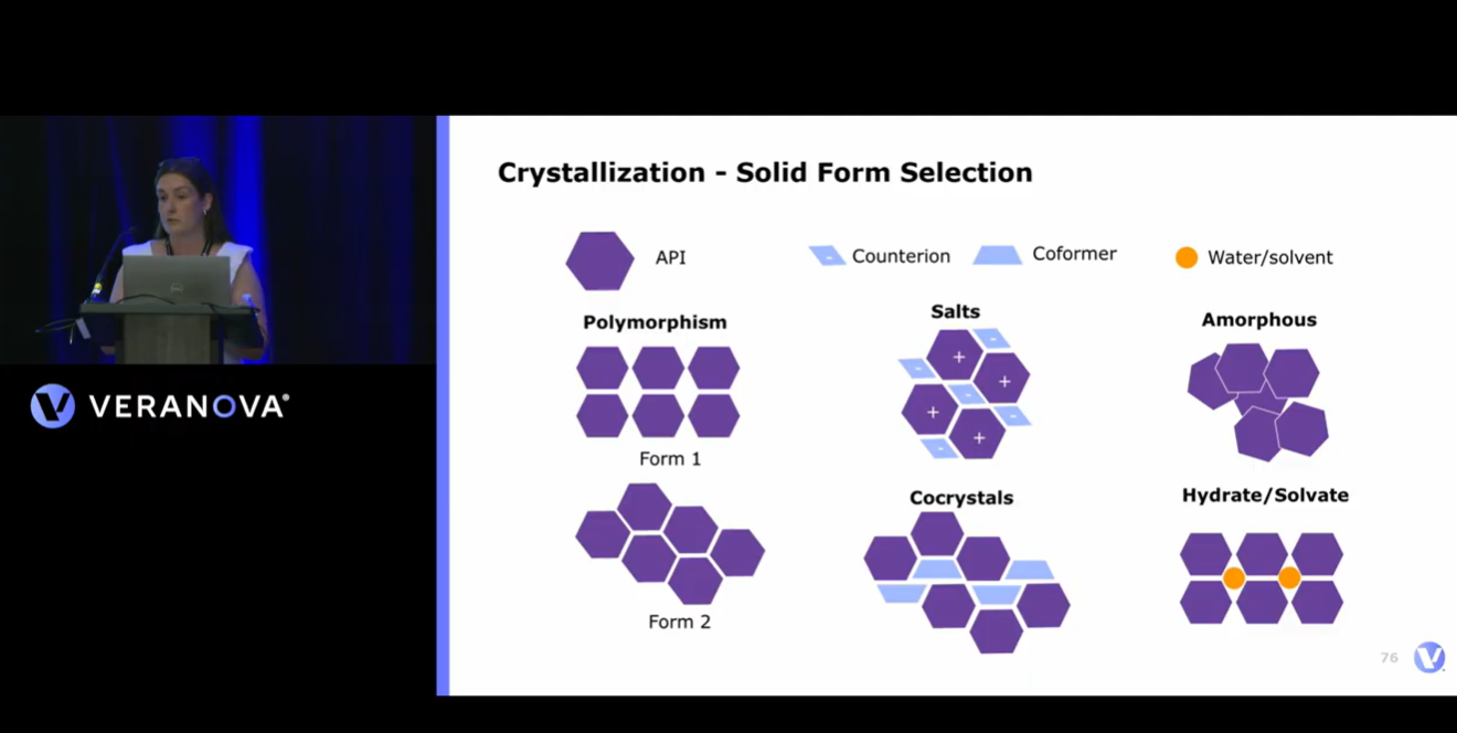 Ruth Lunt presenting