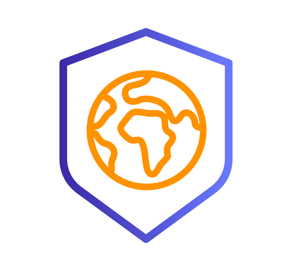 Icon of a globe